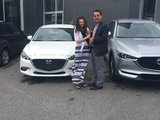 Félicitation pour votre nouvelle achat madame Charron, Chambly Mazda