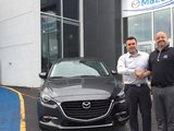 Félicitations M. Chaput pour l'achat de votre nouvelle Mazda 32017, Chambly Mazda