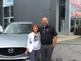 Félicitations Madame Pelletier pour l'achat de votre nouvelle Mazda CX5, Chambly Mazda