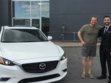 Félicitations à M. Richard Côté pour l'achat de sa nouvelle Mazda 6 2017, Chambly Mazda