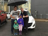 Félicitations Mme Lai pour votre nouvelle Mazda 5, Chambly Mazda