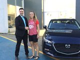 Félicitations Mme Bertrand pour l'achat de votre nouvelle Mazda 3 2017, Chambly Mazda