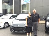 Félicitations Madame Thibault Beauchamp pour l'achat de votre nouvelle Mazda 5 2017, Chambly Mazda