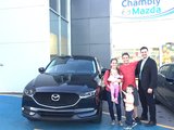 Félicitations à M. Lefebvre et Mme Lefrançois Harris pour l'achat de votre nouvelle Mazda CX5 2017, Chambly Mazda