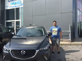 Félicitations Monsieur Morin pour votre nouvelle CX3 2017, Chambly Mazda