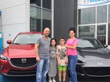 Félicitations Madame Rosa pour votre nouvelle Mazda MX5 2017 et votre CX3 2017, Chambly Mazda