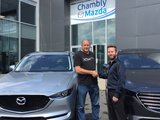 Félicitations Monsieur Villeneuve pour votre nouvelle Mazda CX5 2017, Chambly Mazda