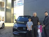 Félicitations Monsieur Wais et Mme Mercier pour votre nouvelle CX5 2017, Chambly Mazda