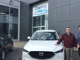 Félicitations Monsieur Meloche pour votre nouvelle CX5 2017, Chambly Mazda