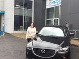 Félicitations Mme Vinetti pour votre nouvelle CX3 2018, Chambly Mazda