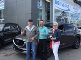 Félicitations Monsieur Cardinal pour votre nouvelle Mazda CX5 2017, Chambly Mazda