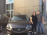 Félicitations Madame Rollin pour votre nouvellle Mazda 6 2017, Chambly Mazda