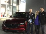 Félicitations M. Melançon et Mme Richard pour votre nouvelle Mazda CX5 2017, Chambly Mazda