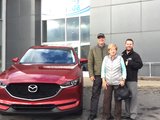 Félicitations Monsieur Couture pour votre nouvelle CX5 2017, Chambly Mazda