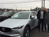 Félicitations Monsieur Gantman pour votre nouvelle CX5 2017, Chambly Mazda