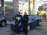 Félicitations Monsieur Telmosse pour votre nouvelle Mazda3 2018, Chambly Mazda