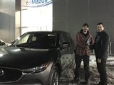 Félicitations à Monsieur Emanuel Drolet pour votre nouvelle CX5 2017, Chambly Mazda