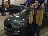 Félicitations à Édouard champigny pour votre nouvelle Mazda 3 GT, Chambly Mazda