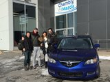 Félicitations Monsieur Doucet Couture pour votre Mazda 3, Chambly Mazda