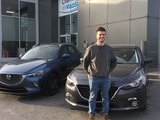 Congratulations MR Wood for tour new Mazda, Chambly Mazda