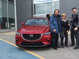 Félicitations Monsieur Van Hoenacker pour votre nouvellle CX3 2018, Chambly Mazda