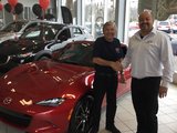Félicitations à Monsieur François Dufresne pour sa nouvelle MX5 Gt, Chambly Mazda