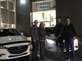 Merci Samuel de la confiance apportée à Chambly Mazda, Chambly Mazda