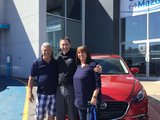 Félicitations Madame Vézina pour votre nouvelle Mazda3 Gt, Chambly Mazda