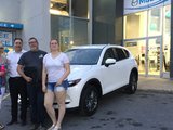Félicitations à M. Destradeur et Mme Trudel pour votre nouvelle Mazda CX5 2018, Chambly Mazda