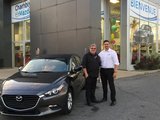 Félicitations M. Fontaine pour votre nouvelle Mazda 3 2018, Chambly Mazda