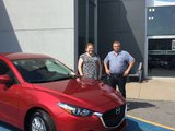 Félicitations à madame Mergeron pour votre nouvelle Mazda 3 2018, Chambly Mazda