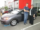 Un énorme merci, Hamel Honda