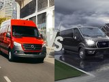 Mercedes-Benz Sprinter Fourgon 2025 vs Ford Transit Fourgonnette 2025