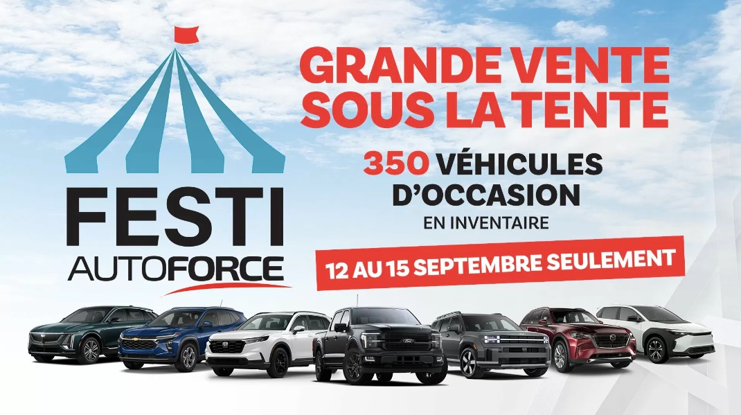 NE MANQUEZ PAS LE FESTI AUTOFORCE !