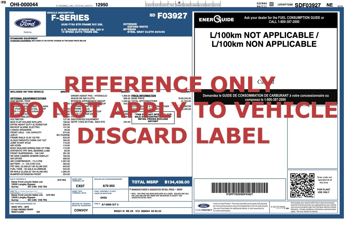 2025 Ford Super Duty F-750 Straight Frame in Surrey, British Columbia - 6 - w1920h1200px