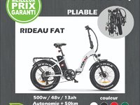 Slane, Rideau Fat Tire, Vélo Électrique Cadre Bas (48 Volts) (500 Watt —