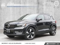 2024 Volvo XC40 Recharge Pure Electric Plus | Local BC | No Accidents | Lease Return-0