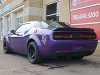 2018 Dodge Challenger SRT DEMON IN PLUM CRAZY PEARL EQUIPPED WITH A 6.2L SRT SUPERCHARGED V8 , 8SPD HIGH PERF TF AUTO , RWD , SUNROOF , GRAPHICS PCKG-7