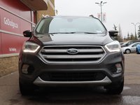 2018 Ford Escape TITANIUM IN GREY EQUIPPED WITH A 2.0L TURBO I4 , 4WD , 6SPD AUTO ,  LEATHER , PANO ROOF, NAV, REMOTE START , PREMIUM AUDIO , DUA-1