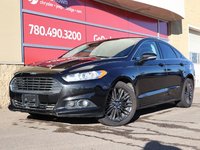 2014 Ford Fusion SE IN BLACK EQUIPPED WITH A 2.0L ECOBOOST I4 , AWD , 6SPD AUTO , LEATHER HEATED SEATS , BLUETOOTH , SW CONTROLS , SUNROOF , 18IN-0