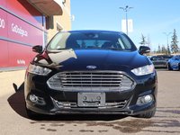 2014 Ford Fusion SE IN BLACK EQUIPPED WITH A 2.0L ECOBOOST I4 , AWD , 6SPD AUTO , LEATHER HEATED SEATS , BLUETOOTH , SW CONTROLS , SUNROOF , 18IN-1