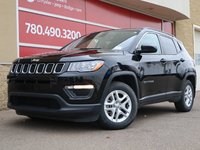 2021 Jeep Compass SPORT IN DIAMOND BLACK EQUIPPED WITH A 2.4L MULTIAIR I4 , 6SPD AISIN AUTO , FWD , SPORT APPEARANCE GROUP , LEATHER SW , 16INCH R-0