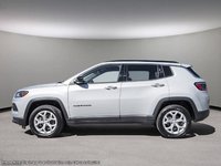2025 Jeep Compass NORTH IN SILVER METALLIC EQUIPPED WITH A 2.0L TURBO I4 , 4X4 , 8SPD AUTO , TERRAIN MGMT , FCW , ACTIVE LANE MGMT , BACKUP CAM ,-2