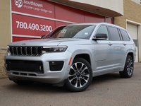 2022 Jeep Grand Cherokee L OVERLAND IN SILVER ZYNITH EQUIPPED WITH A 5.7L HEMI V8 , 4X4 , 8SPD TF AUTO , 10.1INCH W/NAV , 19 SPEAKER MCINTOSH AUDIO , LUXUR-0