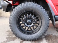 2018 Jeep WRANGLER JK UNLIMITED UNLIMITED SAHARA IN FIRECRACKER RED EQUIPPED WITH A 3.6L V6 , 4X4 , 5SPD AUTO , REMOTE START , AC , HEATED FRONT SEATS , NAV , C-4