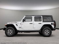 2023 Jeep Wrangler RUBICON IN BRIGHT WHITE EQUIPPED WITH A 3.6L V6 W/ETORQUE , 4X4 , 8SPD TF AUTO , LEATHER SEATS , TRAILER TOW/HD ELECTRICAL , HAR-3