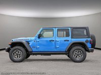 2024 Jeep Wrangler RUBICON IN HYDRO BLUE EQUIPPED WITH A 3.6L V6 , 4X4 , 8SPD TF AUTO , 17INCH RIMS , FREEDOM HARDTOP , ADV CRUISE , HEATED SEATS +-2