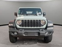 2024 Jeep Wrangler SPORT IN EARL GREY EQUIPPED WITH A 3.6L V6 , 4X4 , 8SPD TF AUTO , MODULAR HARDTOP , BACKUP CAM , AUTO LIGHTS , PUSH START , DUAL-1