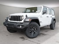 2024 Jeep Wrangler SPORT IN BRIGHT WHITE EQUIPPED WITH A 3.6L V6 , 4X4 , 8SPD TF AUTO , HARDTOP , BACKUP CAM , PUSH START , DUAL ZONE AC , 12.3INCH-0