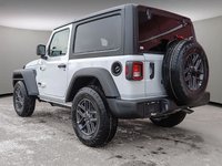 2025 Jeep Wrangler SPORT S IN BRIGHT WHITE EQUIPPED WITH A 2.0L TURBO I4 , 4X4 , 8SPD TF AUTO , HARDTOP , CONVENIENCE GROUP , HEATED SEATS + SW , D-3